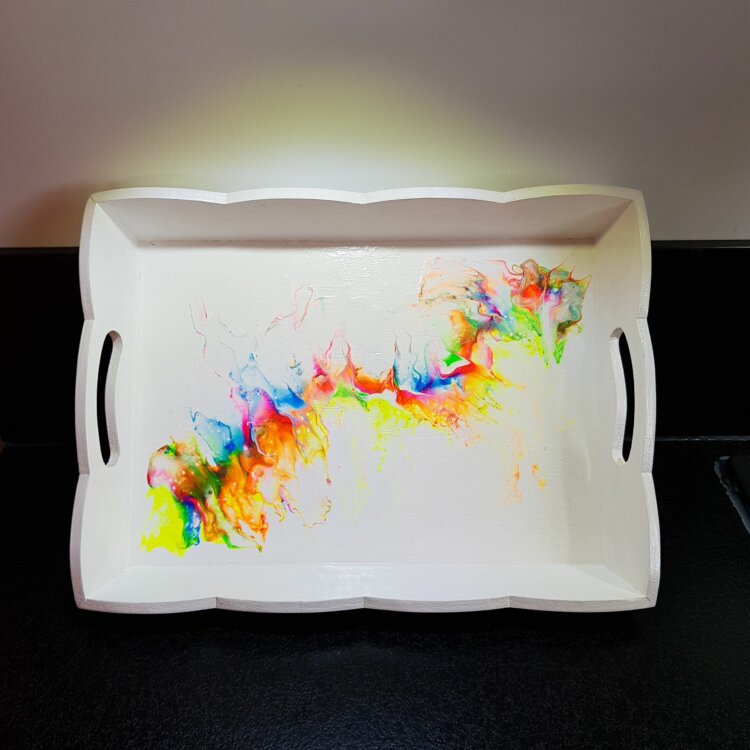 Plateau peint 30 x 21 cm – Image 3