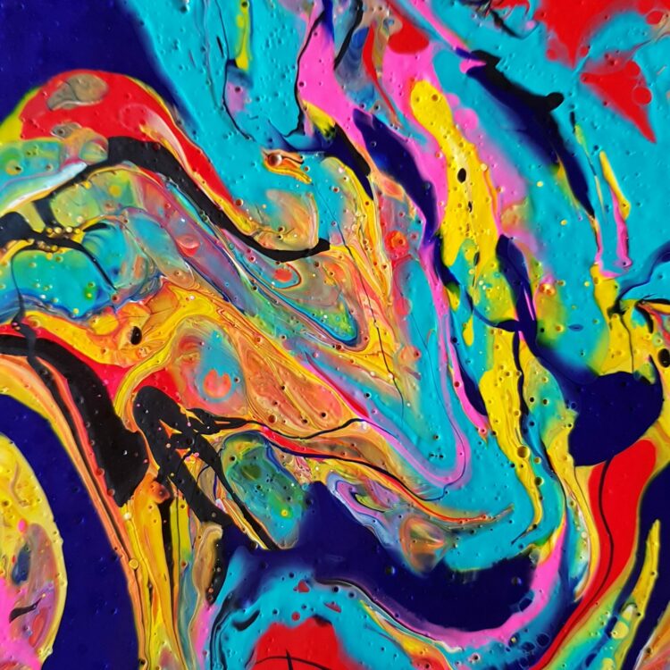 Peinture abstraite “Pika” – Image 3