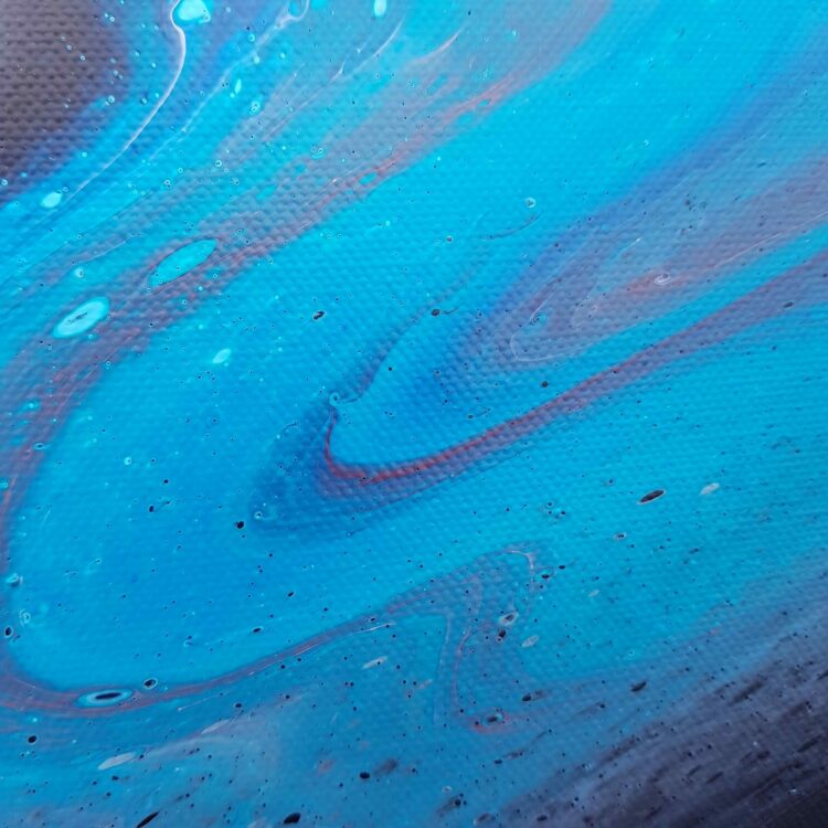 Peinture abstraite "Nervures" – Image 5