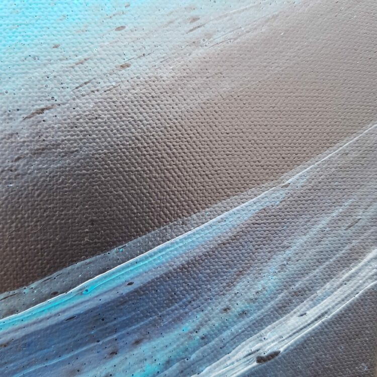 Peinture abstraite "Nervures" – Image 6