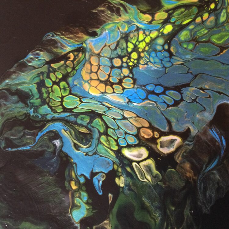 Peinture abstraite "Terra Incognita" – Image 2