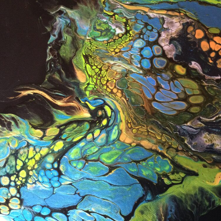 Peinture abstraite "Terra Incognita" – Image 4