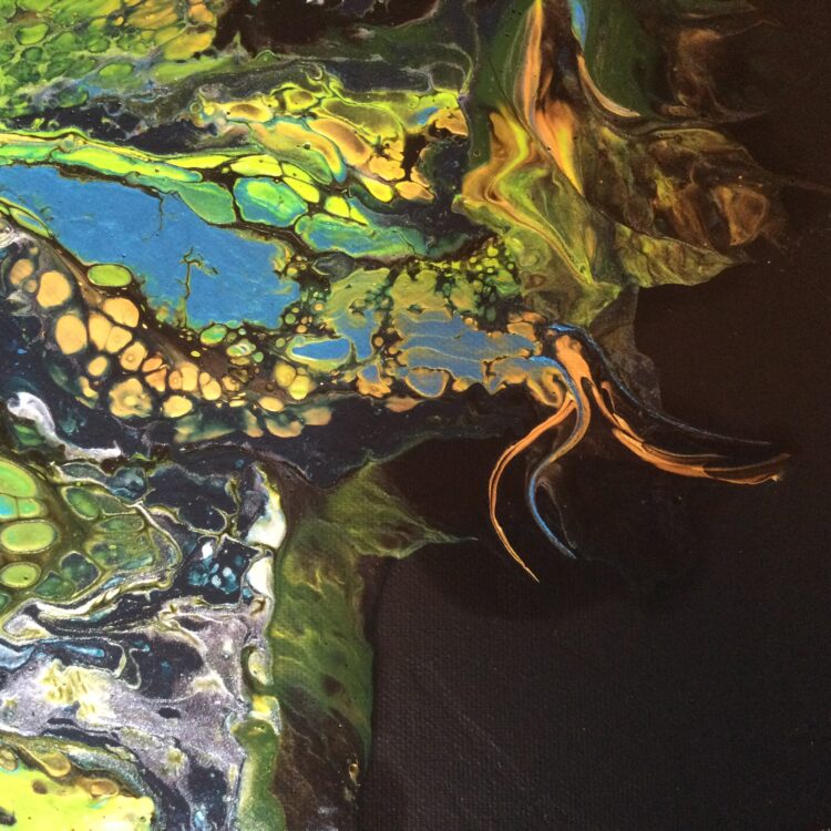 Peinture abstraite "Terra Incognita" – Image 3
