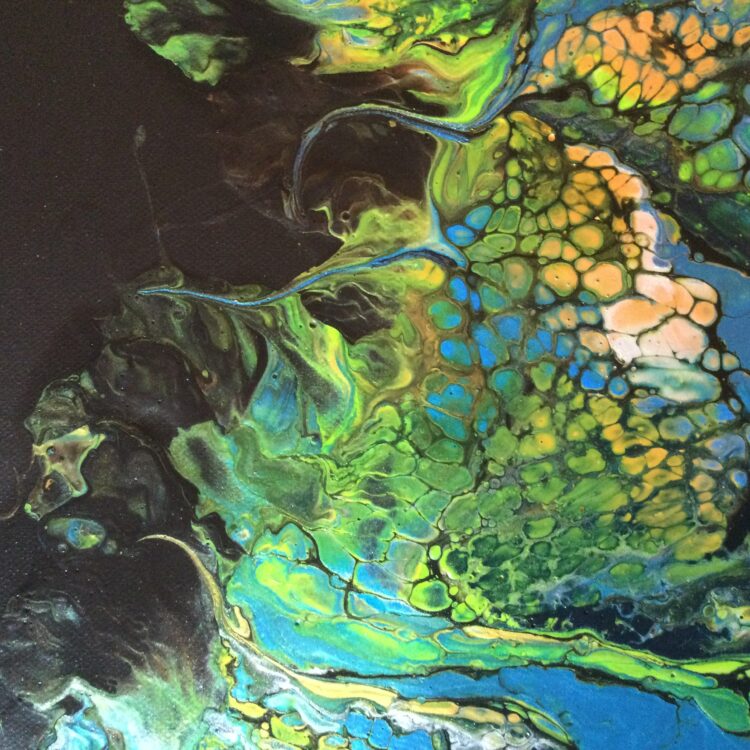 Peinture abstraite "Terra Incognita" – Image 5