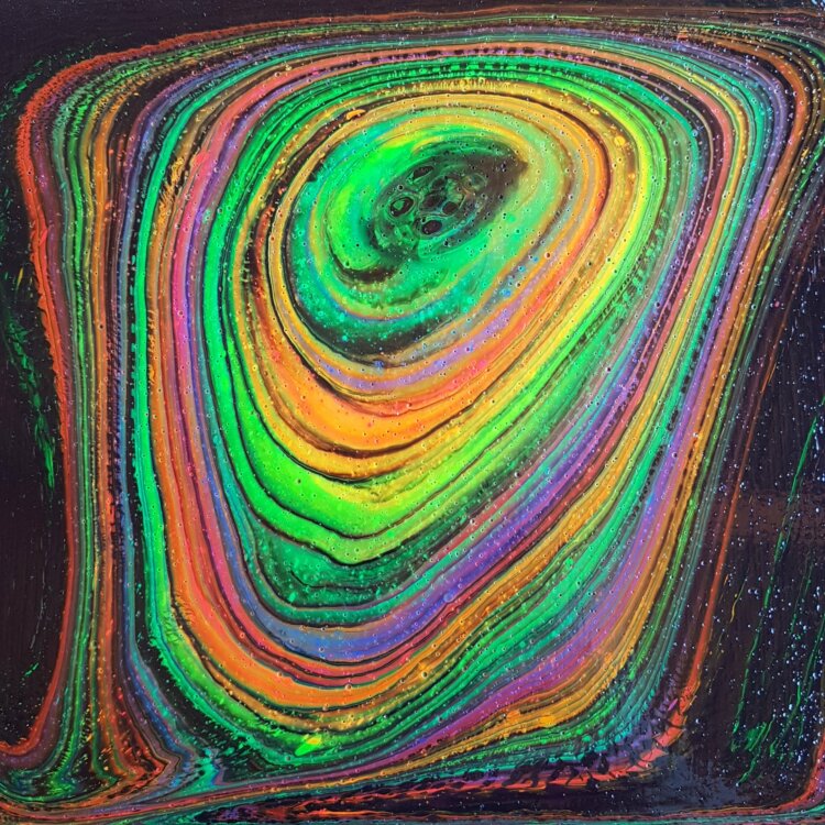 Plateau peint fluo – Image 3