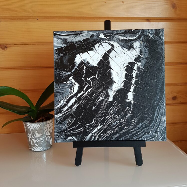Peinture abstraite « Blackstar »
