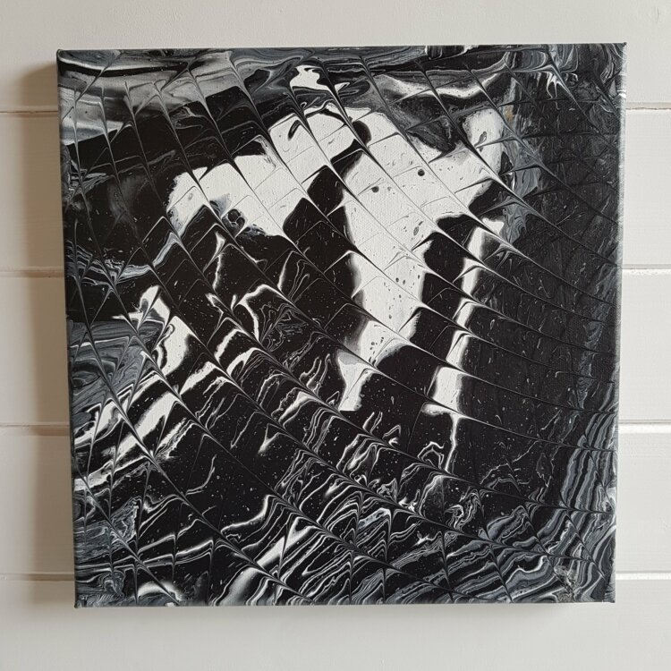 Peinture abstraite « Blackstar » – Image 6