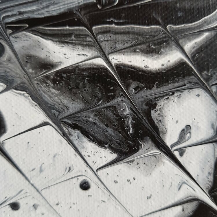 Peinture abstraite « Blackstar » – Image 4