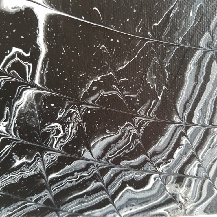Peinture abstraite « Blackstar » – Image 3